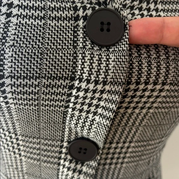 Sexy Spaghetti Strap Houndstooth Dress - Picture 3 of 4